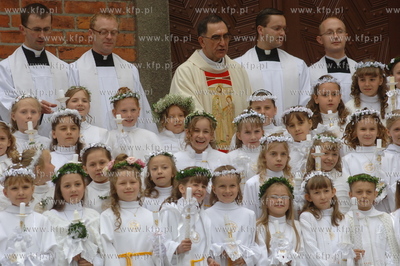 Przyjecie do Pierwszej Komunii Swietej w Koscierzynie...