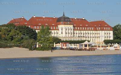Widok z sopockiego mola na Grand Hotel. 01.09.2009...