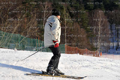 Stok narciarski i saneczkowy na Lysej Gorze w Sopocie....