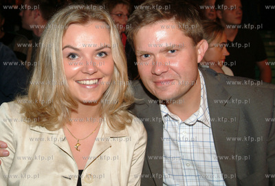 Festiwal Piosenki w Sopocie. Nz Jola i Slawek Siezieniewscy....