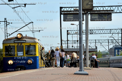 Gdansk Przymorze. Przystanek kolejki SKM Gdansk Przymorze...