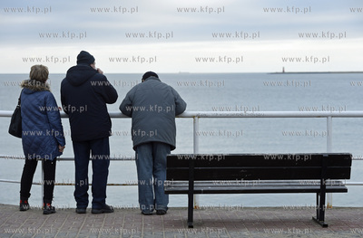 Gdańsk-Brzeźno. Molo. 29.12.2018 Fot. Maciej Kosycarz...