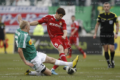 Gdansk. Mecz o mistrzostwo ekstraklasy. Lechia Gdansk...