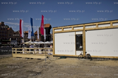 Gdańsk. Otwarcie pawilonu informacyjnego na północnym...