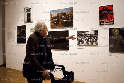 Wizyta Krystyny Zachwatowicz i Andrzeja Wajdy w Pałacu...