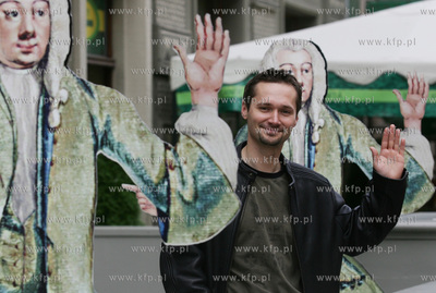 Jaroslaw Walesa przy Dworze Uphagena w Gdansku. 30.09.2005...