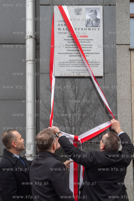 Budynek NSZZ Solidarność w Gdańsku. Uroczystość...