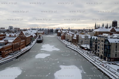 Zima w Gdańsku. Panorama Głównego Miasta. 12.01.2026...