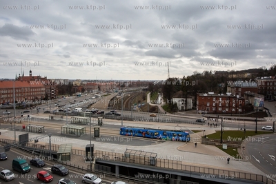 Gdańsk. Panorama z budynku Forum Gdansk.   21.03.2019....