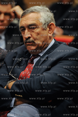 Gdansk. Ergo Arena.Konferencja prasowa Delegacji Miedzynarodowej...