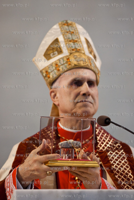 Gdansk. Kosciol p.w. Opatrznosci Bozej. Wizyta watykanskiego...