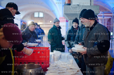 Gdansk. Wielka Zbrojownia. XVIII Wigilia dla ubogich,...