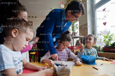 Gdansk. Zaspa. Przedszkole nr 66. Wizyta wiceministra...