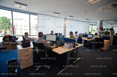 Gdansk. Biurowiec kompleksu Garnizon. Uroczyste otwarcie...