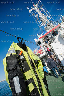 Gdynia. Nabrzeze Pomorskie. Udostepniona do zwiedzania...