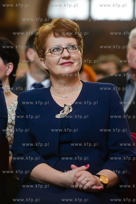 Gdansk. Dwor Artusa. Uroczystosc z okazji Dnia Edukacji...