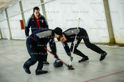 Gdansk. Hala Oliwia. Tor Curlingowy. Mecz 5 kolejki...