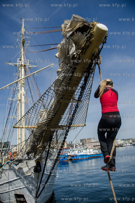 Gdynia. Morderczy trening przygotowujacy do zawodow...