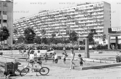 Dzien dziecka w klubie Piastus w dzielnicy Gdansk Przymorze....
