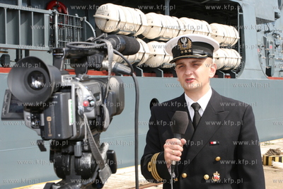 Gdynia. Wizyta trzech okretow Floty Baltyckiej Federacji...