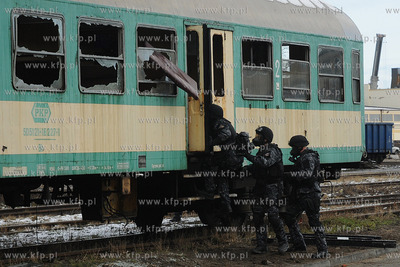 Wspolne cwiczenia antyterorystow, policji, strazy granicznej...