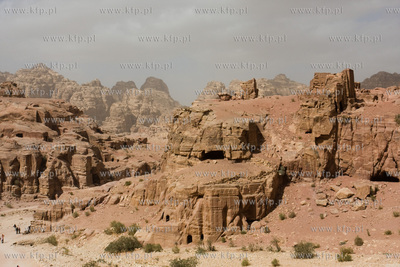 Petra. Jordania NZ ruiny miasta Nabatejczykow, znajdujace...