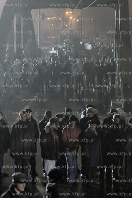 Plan zdjeciowy filmu o masakrze robotnikow na Wybrzezu...