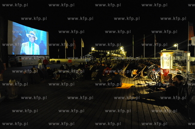 Sopot. Orange Kino Letnie w Sopocie na molo. 05.08.2010...