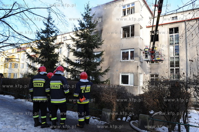 Sopot. Pozar mieszkania na ulicy Jana Sobieskiego 67....