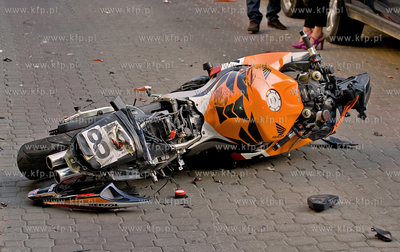 Wypadek spowodowany przez motocykliste w Sopocie na...