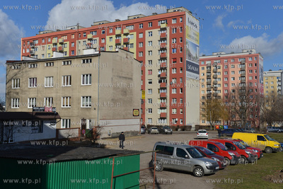 Gdynska dzielnica Grabówek - okolice skrzyzowania...