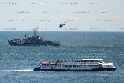 Cwiczenia przed pokazem sil Marynarki Wojennej na zakonczenie...