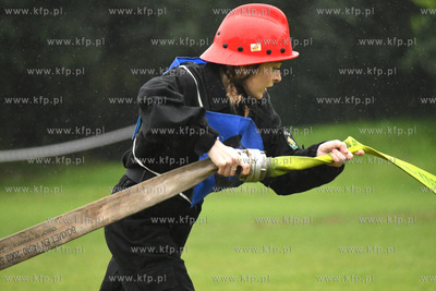 Powiatowe Zawody Sportowo - Pożarnicze na stadionie...