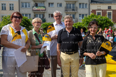 Dzień Flagi Kaszubskiej w Kartuzach. 18.08.2023. Fot....
