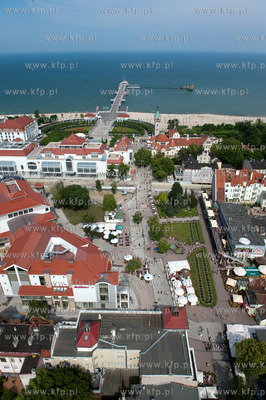 Sopot z lotu ptaka. 28.06.2009 fot. Kacper Kowalski...