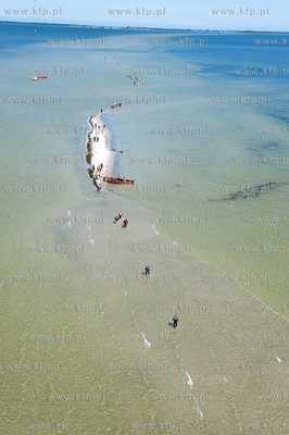 Marsz Sledzia odbywa sie Rybitwia Mielizna (Rewa Mew)...