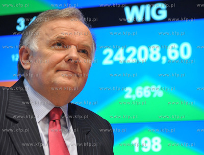 Warszawa. Siedziba Gieldy Papierow Wartosciowych. Prezentacja...