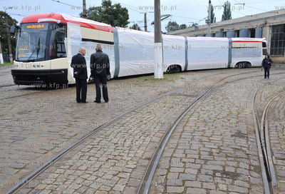 Zajezdnia tramwajowa na Abrahama w Gdansku Wrzeszczu....