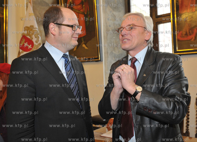 Obrady I sesji Rady Miasta Gdanska VI kadencji w Sali...