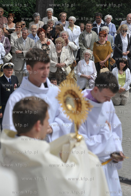 Procesja Bozego Ciala w parafii Najswietszej Maryi...