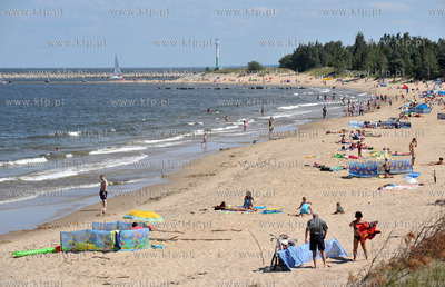 Plaza w Gdansku Gorkach Zachodnich na Zatoka Gdanska.....