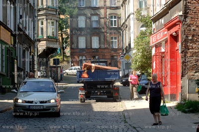 Gdansk Biskupia Gorka. Ul. Biskupia, odcinek ponizej...