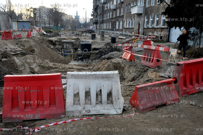Gdansk. Ul. Rybaki Gorne w okolicach dawenj Stoczni...