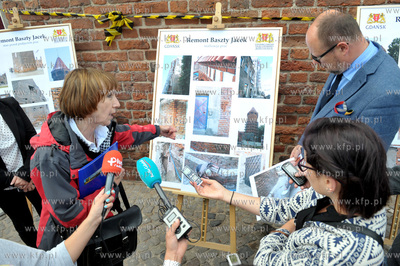 Zakończenie remontu baszty Jacek na ul. Pańskiej...