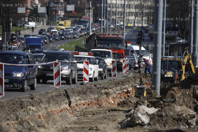 Gdansk Wrzeszcz. Remont torowiska na ul Grunwaldzkiej.
18.04.2011
fot....
