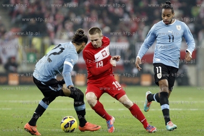 Gdansk.PGE Arena. Mecz towarzyski Polska - Urugwaj....