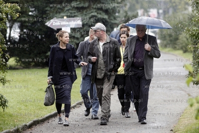 38 Gdynia Festiwal Filmowy. Nz. tworcy filmu Drogowka....