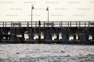 Molo w Gdyni Orlowie.
27.01.2014
fot. Krzysztof Mystkowski...