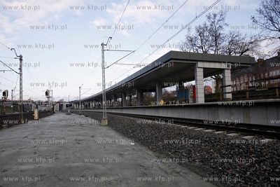 Budowa przystanu SKM Srodmiescie. 09.12.2014 fot. Krzysztof...