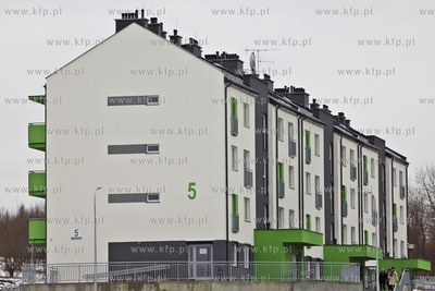 Uroczystość wręczenia kluczy lokatorom budynków...